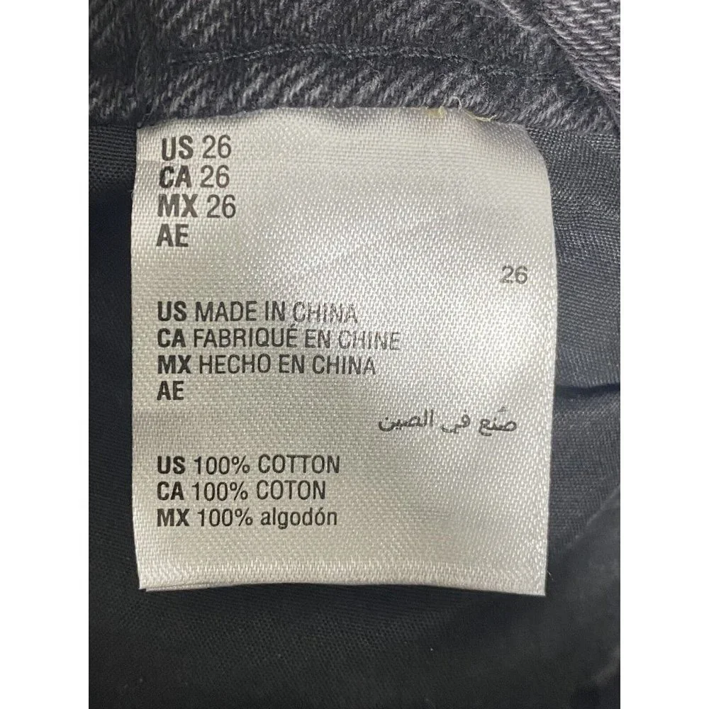 And Now This Womens The Criss Cross Jean High Rise Straight Leg‎ Size 26